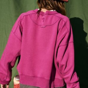 Free People Movement Intercept Pullover Berry